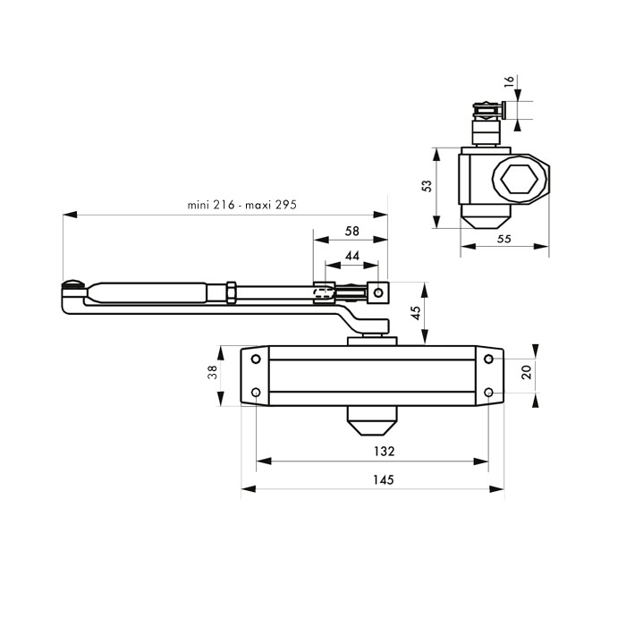 Hydraulic Door Closer 01