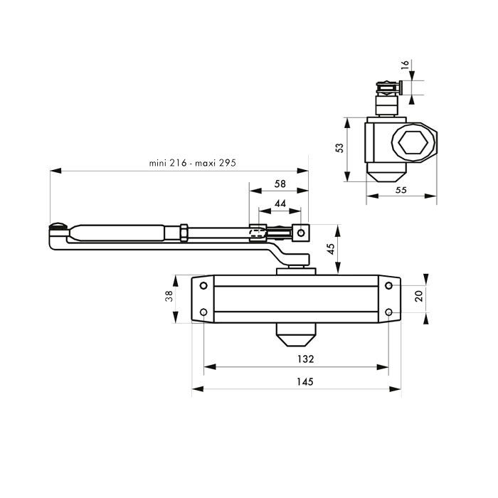 Hydraulic Door Closer 01