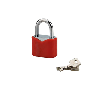 Plastic Covered Iron Padlock with Vane Keys