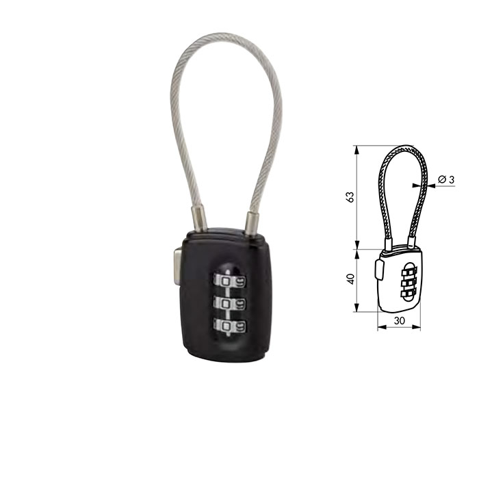Zamak Cartoon Combination Padlock 05