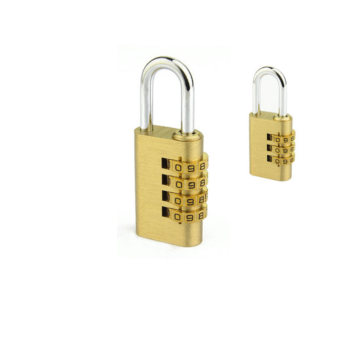 Brass Oval Shape Combination Padlock