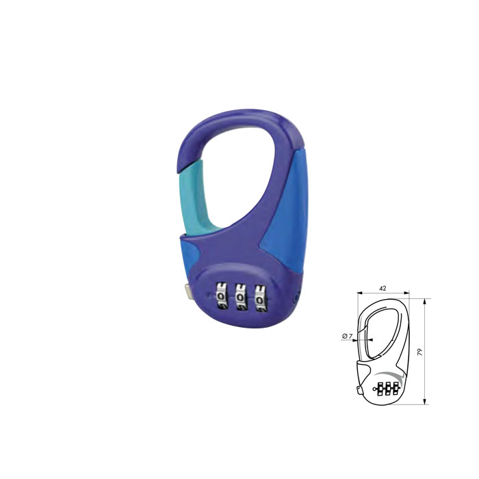 Zamak Cartoon Combination Padlock 08