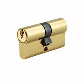 Economic Brass Cylinder with Steel S Groove Key for Mortise Lock