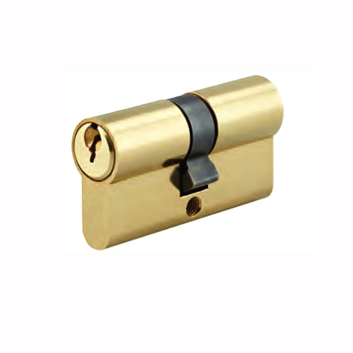 Economic Brass Cylinder with Steel S Groove Key for Mortise Lock