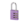 Aluminium Square Shape Combination Padlock