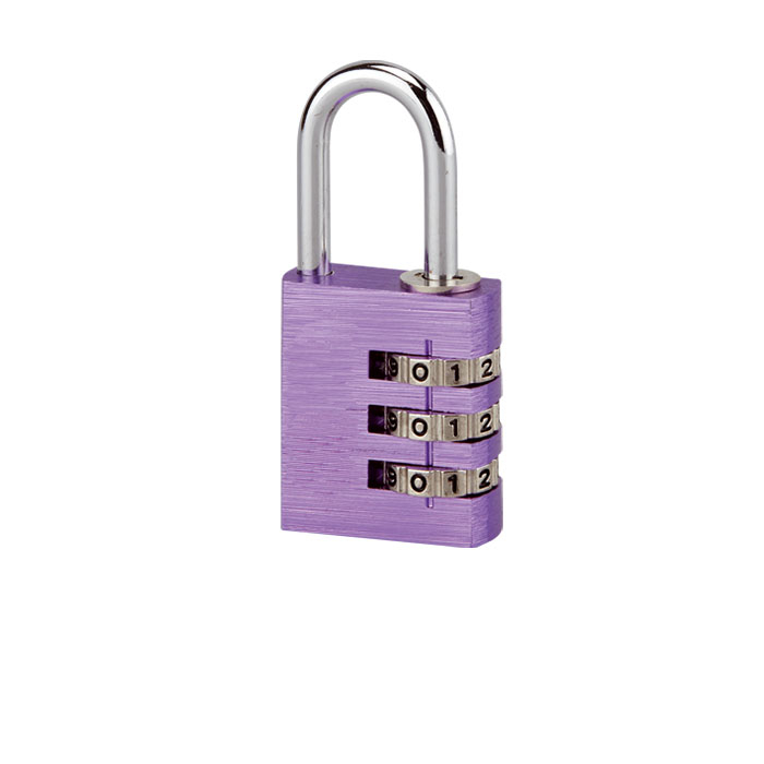 Aluminium Square Shape Combination Padlock