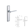 Handle and Plate BS-ST-4630-165mm