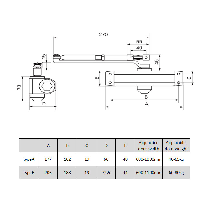 Hydraulic Door Closer 02