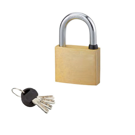 Heavy Duty Brass Padlock with Computer Keys