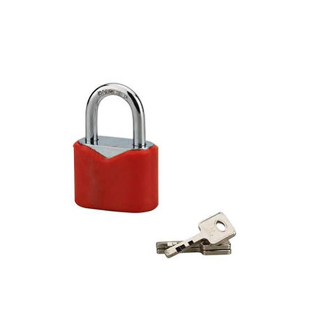 Plastic Covered Iron Padlock