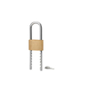 Brass Padlock With Adjustable Shackle