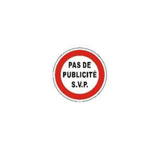 PVC Signs With Sticker