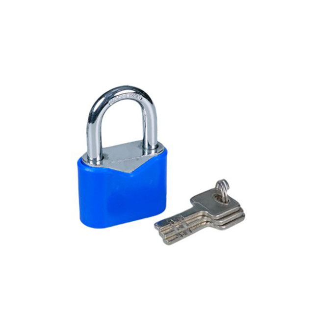Plastic Covered Iron Padlock