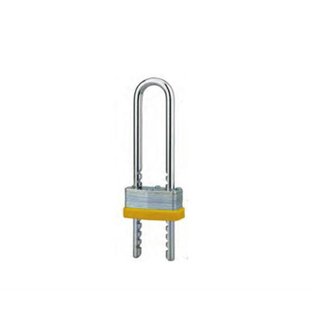 Laminated Steel Padlock With Adjustable Shackle