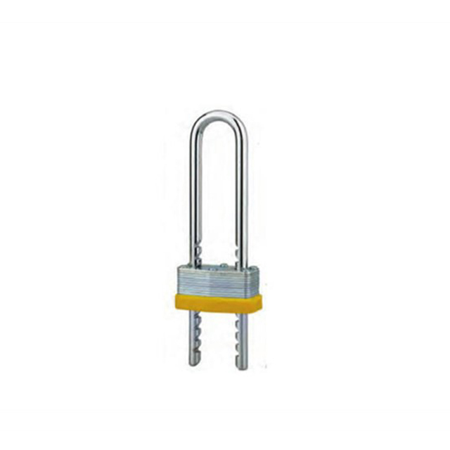 Laminated Steel Padlock With Adjustable Shackle