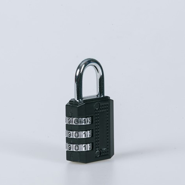 Black Zamak Combination Padlock