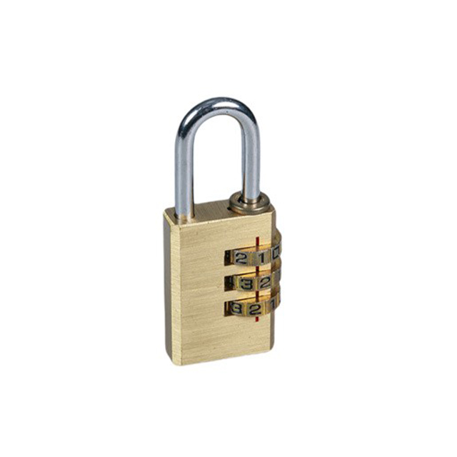 Square Shape Brass Combination Padlock