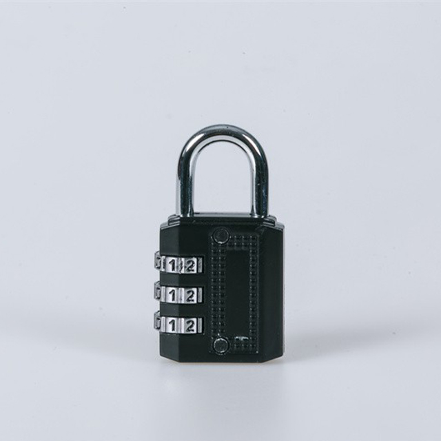Black Zamak Combination Padlock