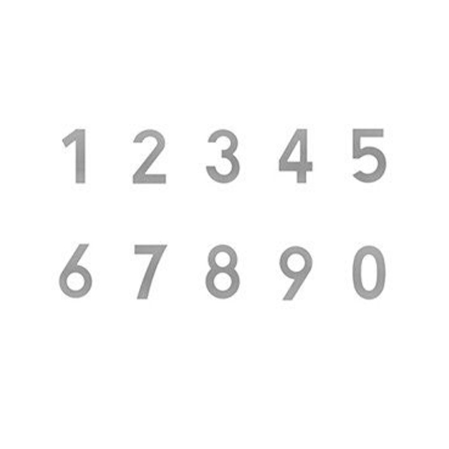 Stainless Steel House Number
