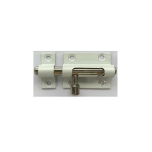 Brass Bolt White Laquered