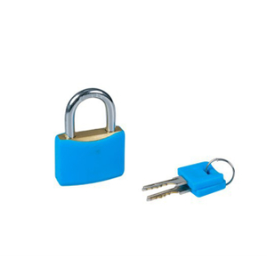 Brass Padlock With Plastic Cover