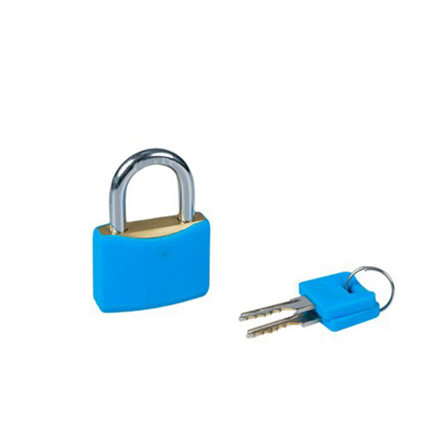 Brass Padlock With Plastic Cover