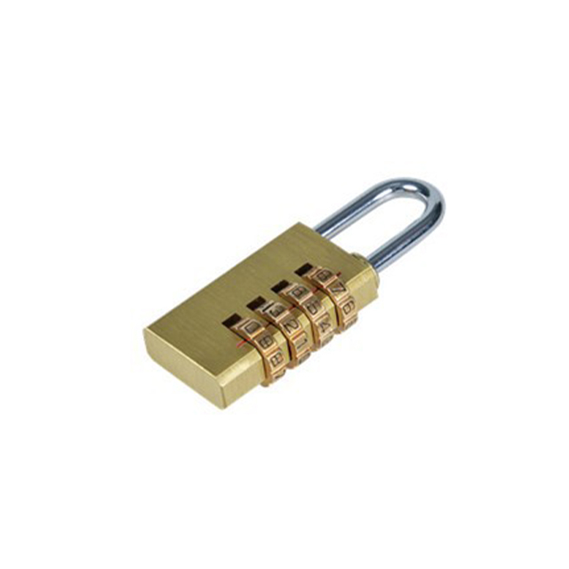 Square Shape Brass Combination Padlock