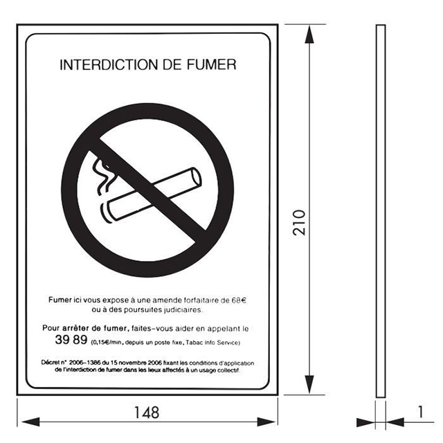 PVC Signs With Fixing Holes