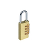 Square Shape Brass Combination Padlock