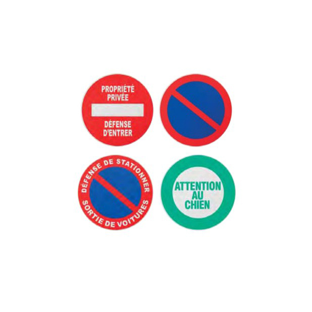 PVC Signs With Sticker